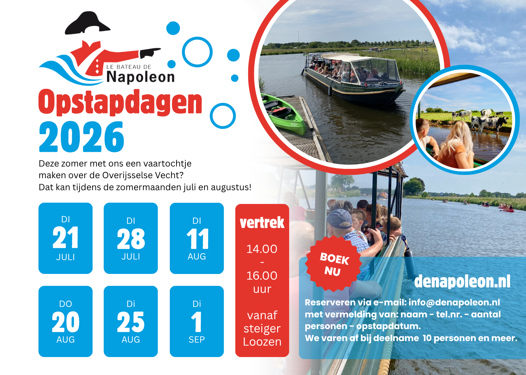 Opstapdagen data
